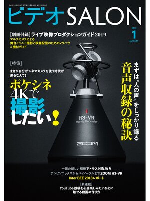 cover image of ビデオ SALON (サロン) 2019年 1月号